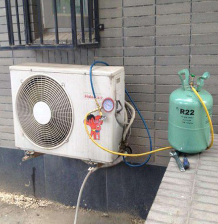 新罗空调加氟